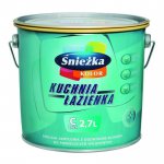 Śnieżka - acrylic emulsion with the addition of silicone Kitchen-Bathroom Silver Formula Base