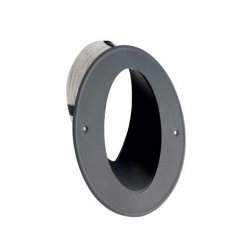 Darco - system of connections to fireplaces and solid fuel boilers SPK - 45 ° angle insert with rosette and cord