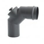 Darco - chimney connection system for pellet stoves SPKP - fixed elbow with revision
