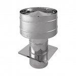 Darco - chimney caps - cylindrical roof ventilator with base