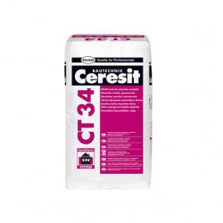 Ceresit - mineral smooth plaster for thermal insulation systems CT 34