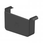 Galeco - square system STEEL - PVC end cap