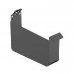 Galeco - square system STEEL - end cap STEEL